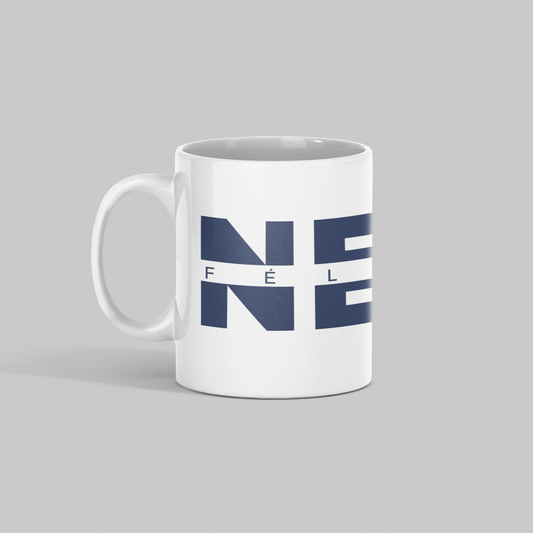 TISZA  kerámia bögre - NEM FÉLÜNK