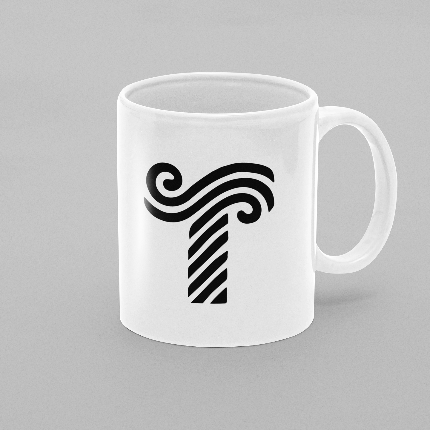 TISZA kerámia bögre - T logó