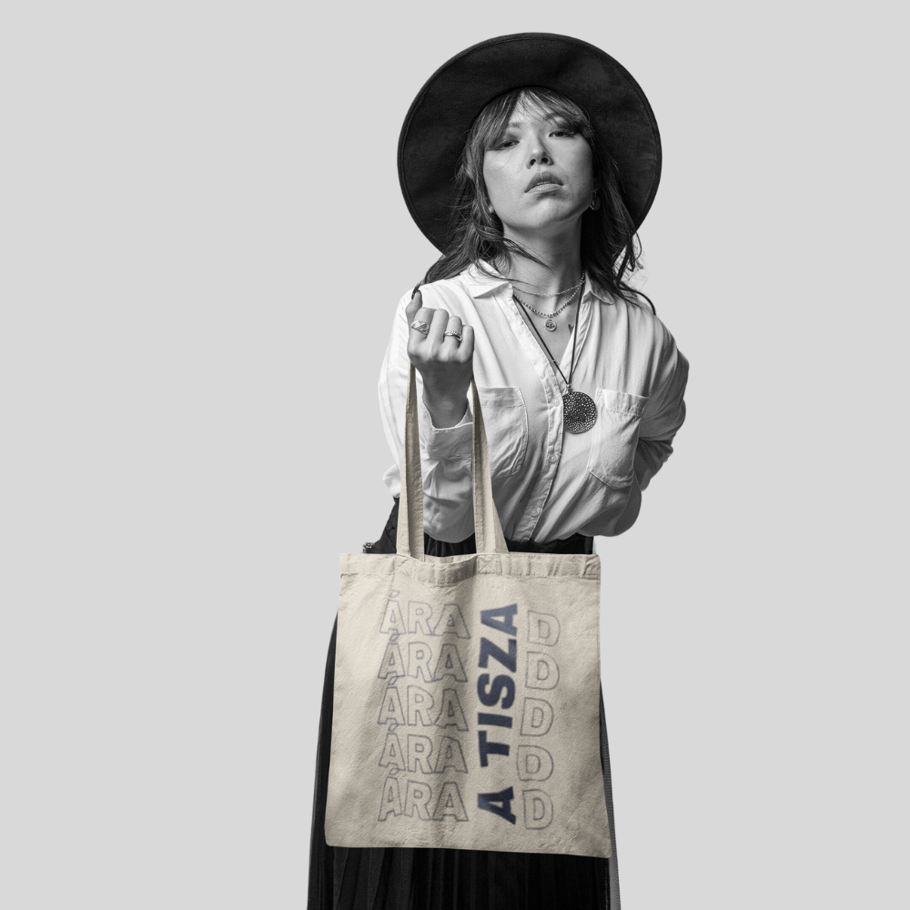 TISZA vászontáska - ÁRAD A TISZA