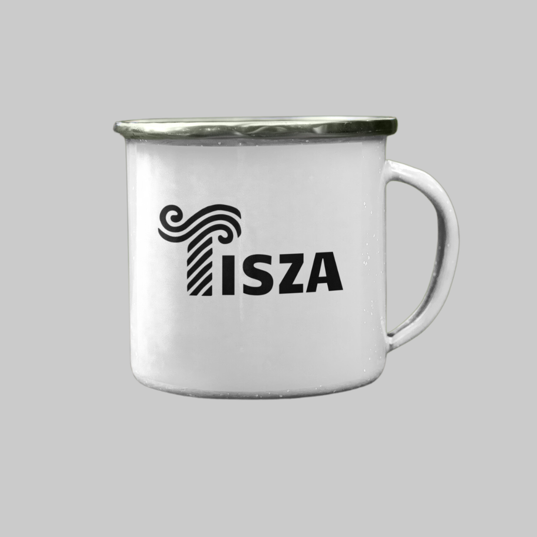 TISZA fém bögre - TISZA