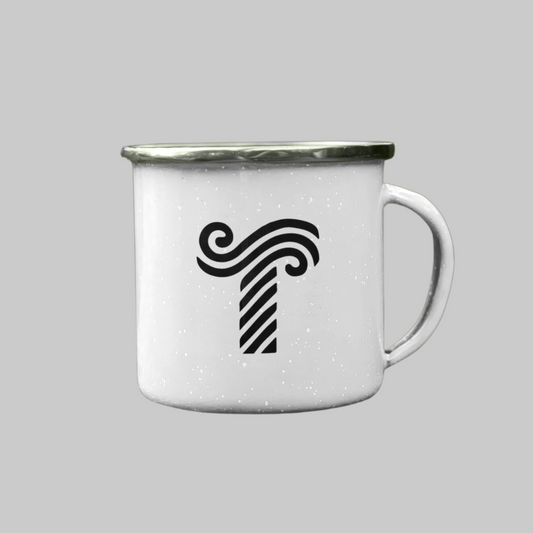 TISZA fém bögre - T logó