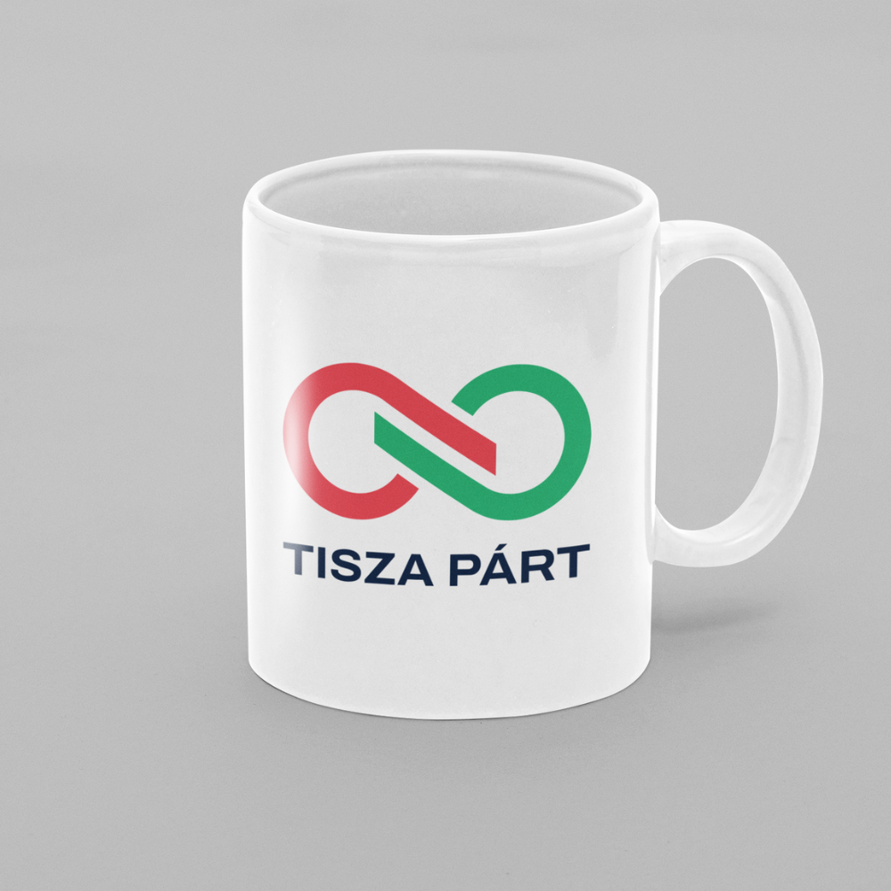 TISZA kerámia bögre - Logo