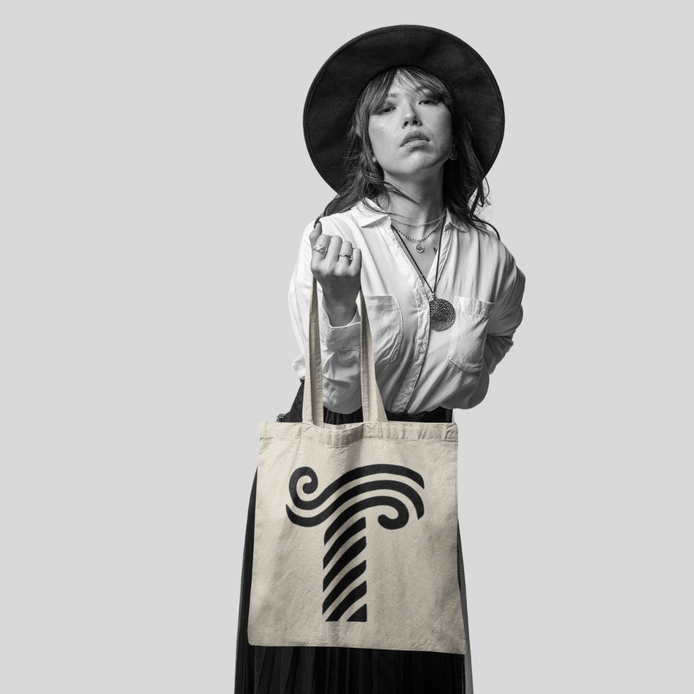 TISZA vászontáska - T logo