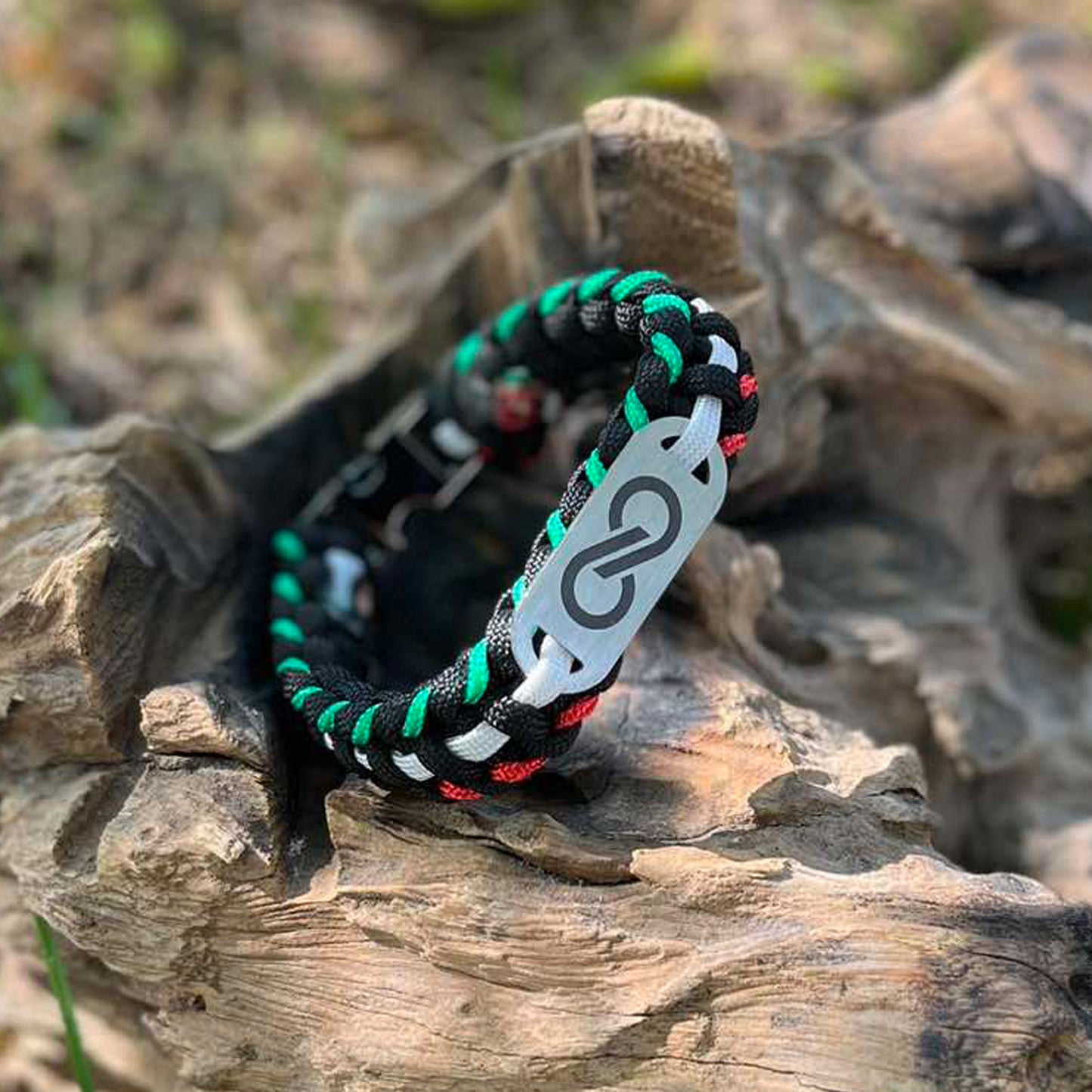 TISZA karkötő - Fekete paracord