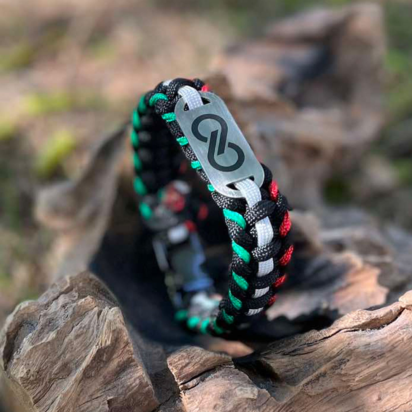 TISZA karkötő - Fekete paracord