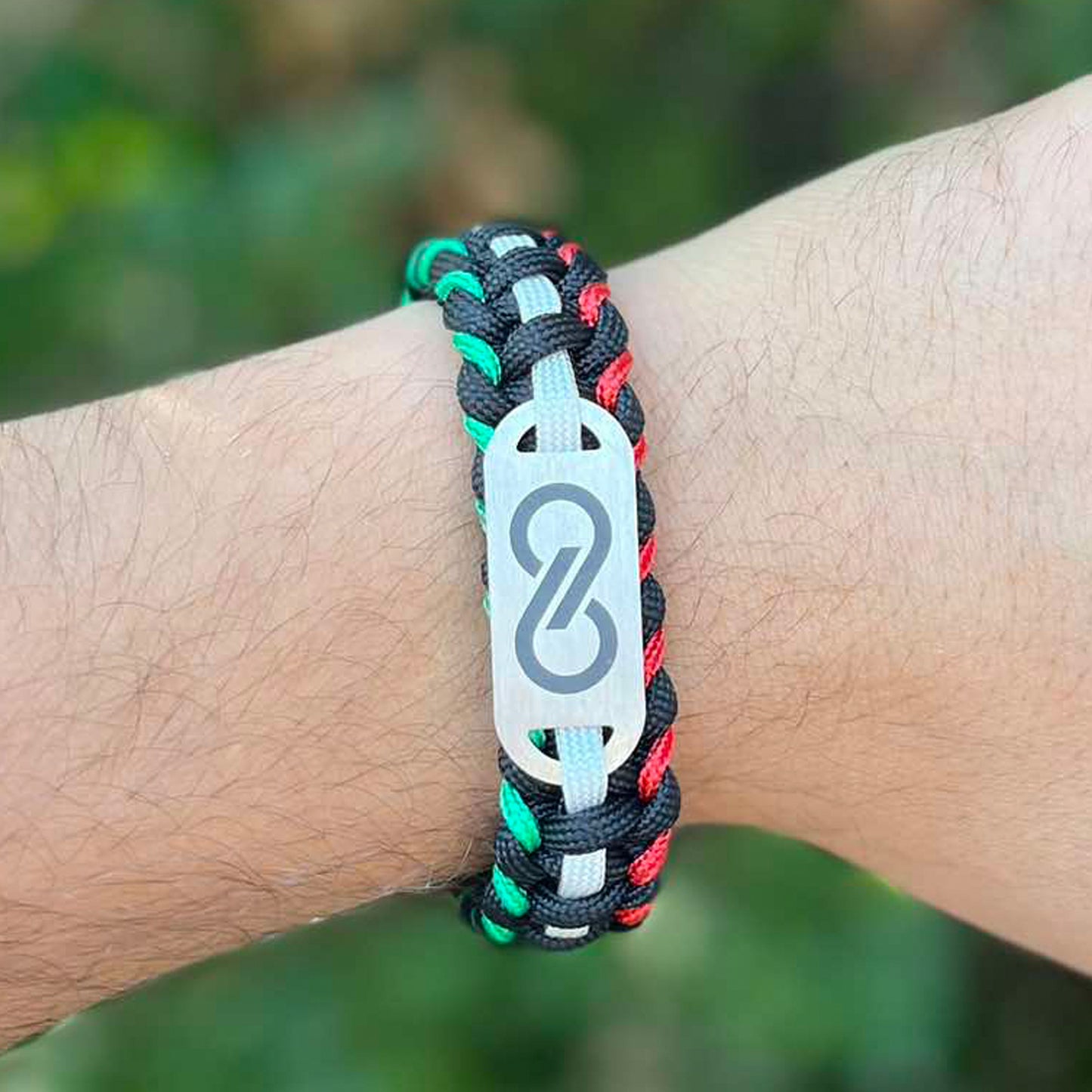 TISZA karkötő - Fekete paracord