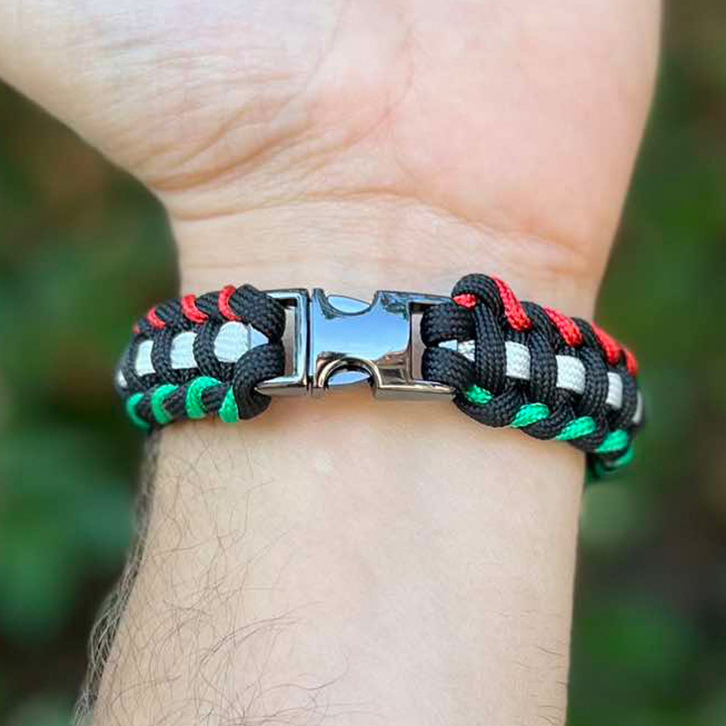 TISZA karkötő - Fekete paracord