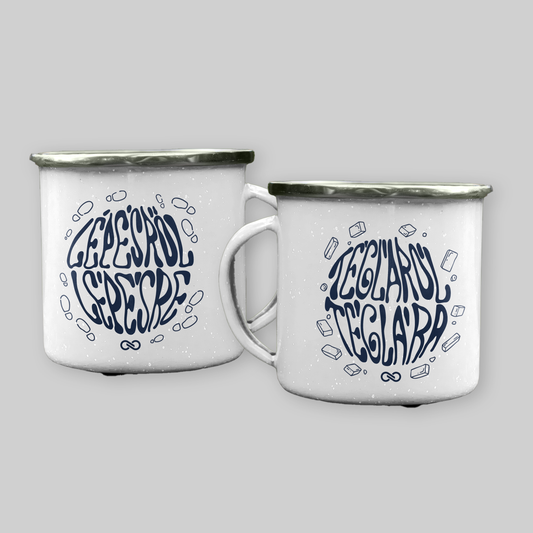 TISZA fém bögre - Lépésről lépésre - tégláról téglára