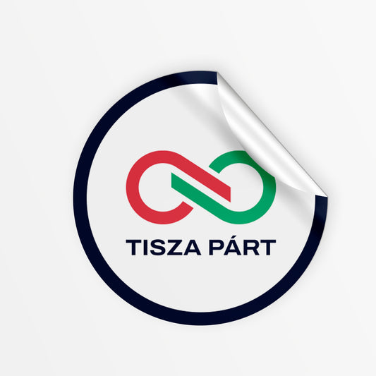 TISZA 10 cm vinyl matrica - Logo