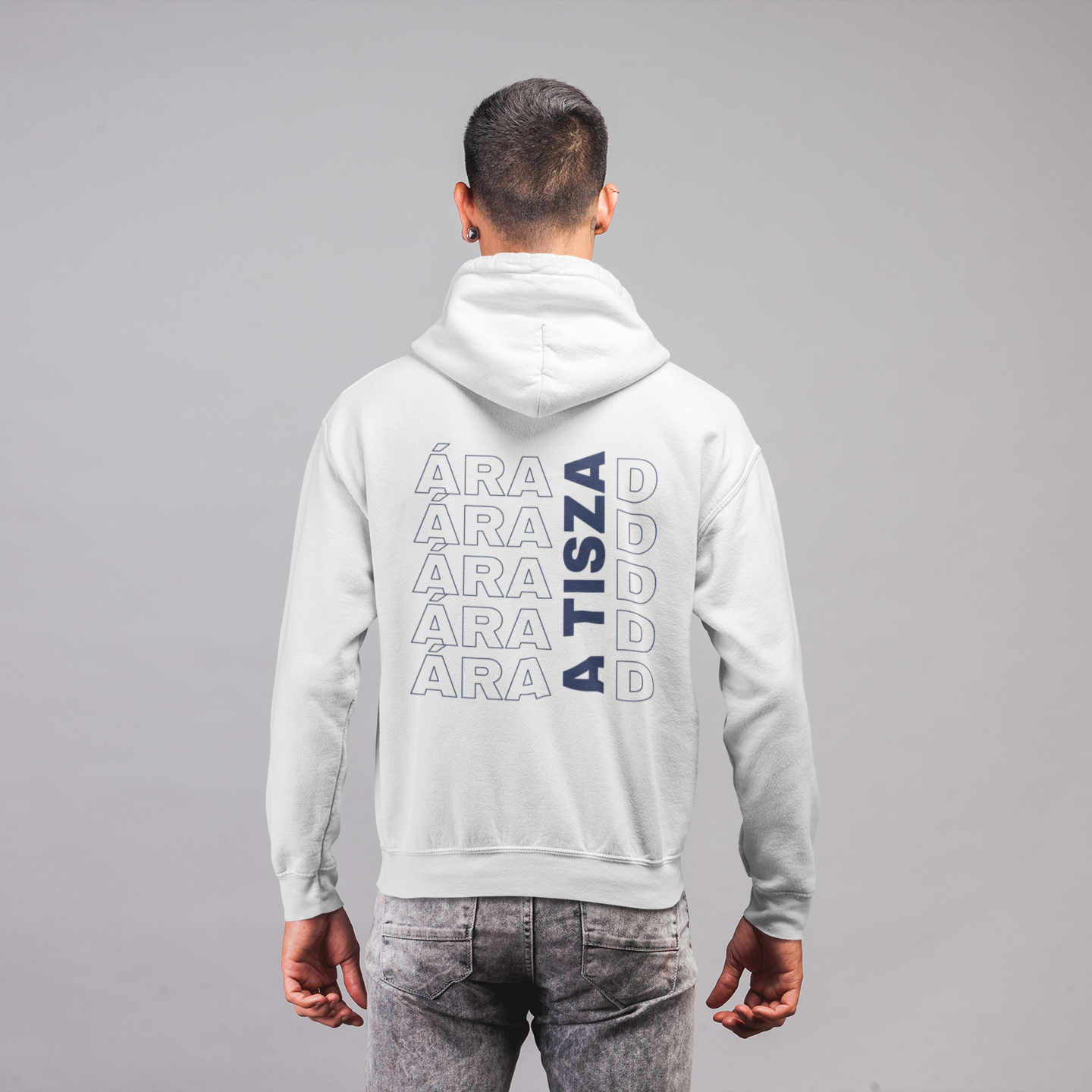 TISZA cipzáras kapucnis pulóver - ÁRAD A TISZA - Unisex