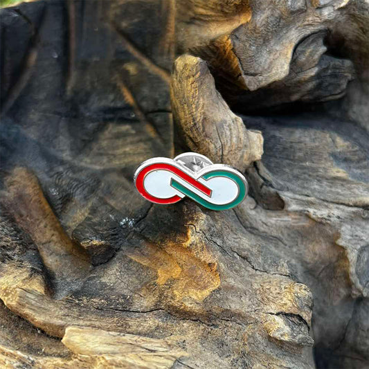 TISZA fém kitűző - Ezüst szimbólum