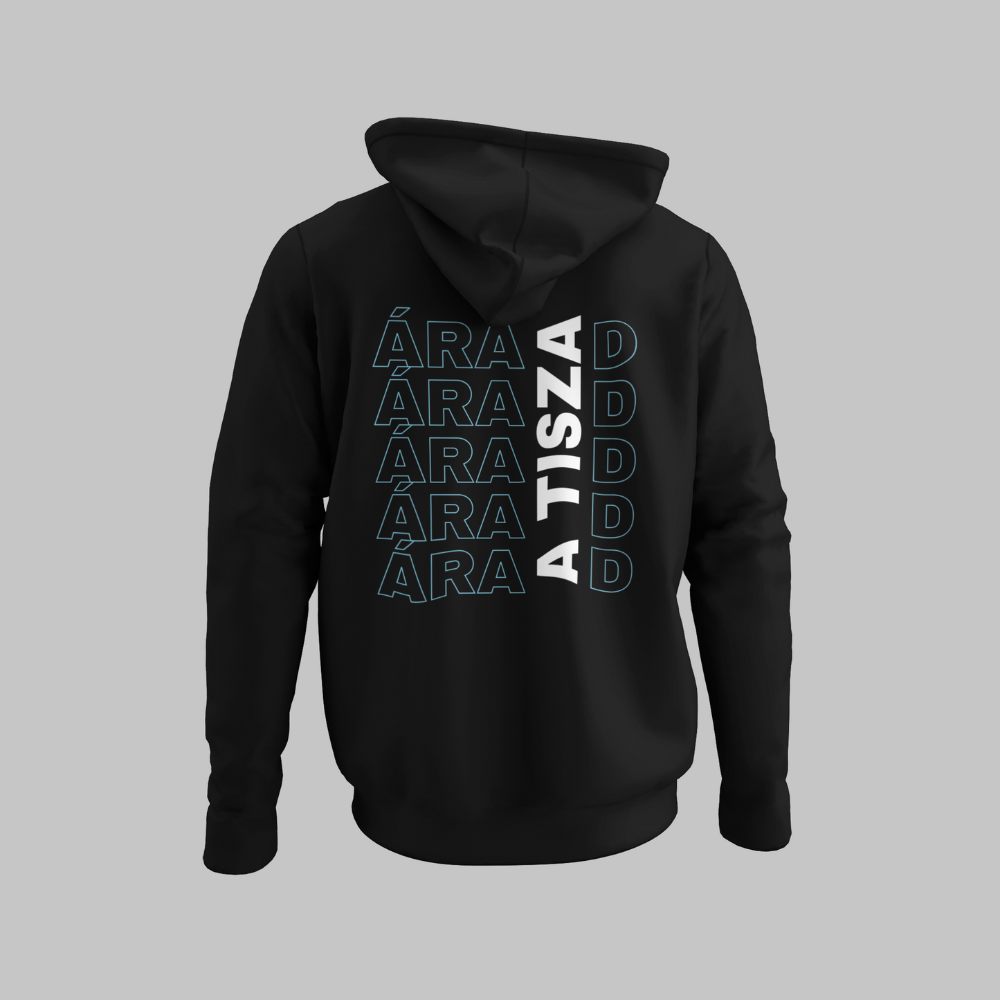 TISZA kapucnis pulóver - ÁRAD A TISZA - Unisex