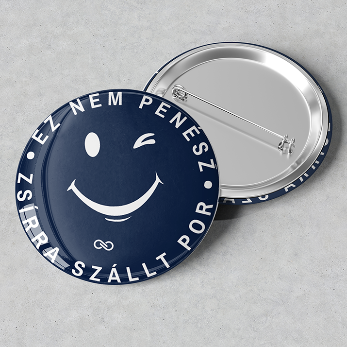 TISZA kitűző - Zsírra szállt por