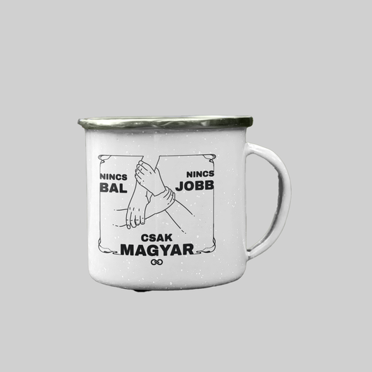 TISZA fém bögre - Nincs bal, nincs jobb