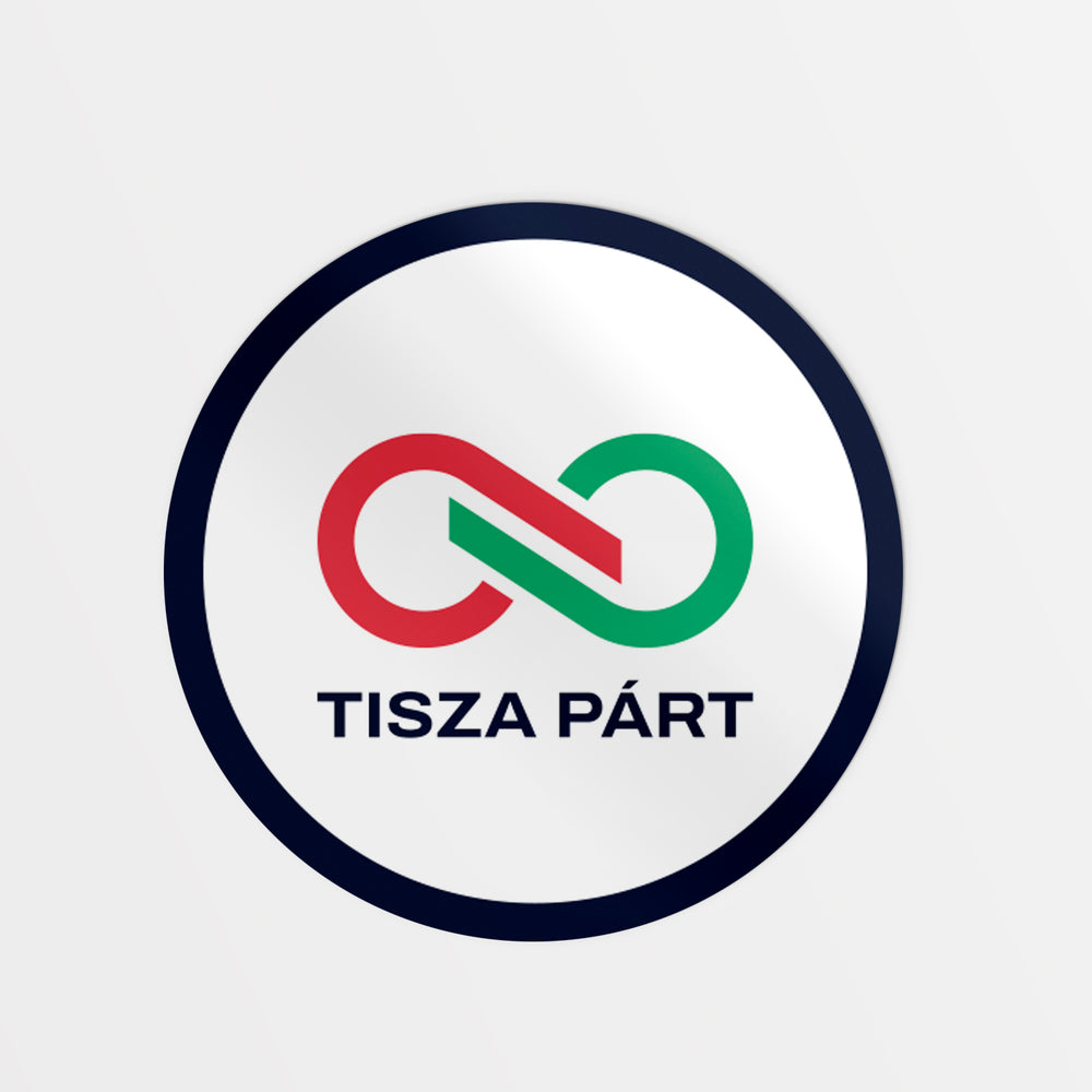 TISZA 10 cm vinyl matrica - Logo