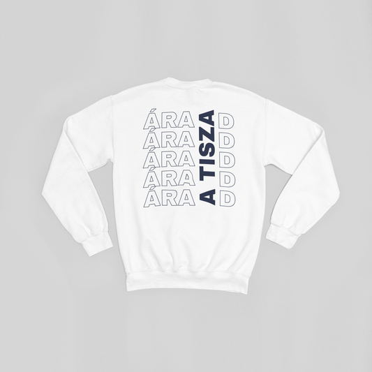 TISZA környakú pulóver - ÁRAD A TISZA - Unisex