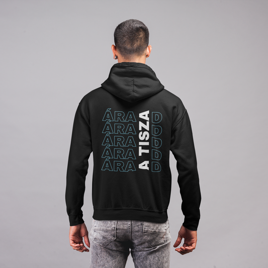 TISZA cipzáras kapucnis pulóver - ÁRAD A TISZA - Unisex