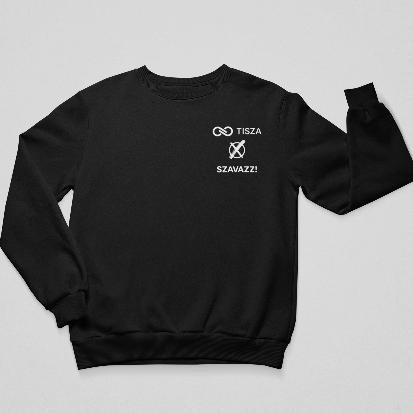 TISZA környakú pulóver - Szavazz! - Unisex