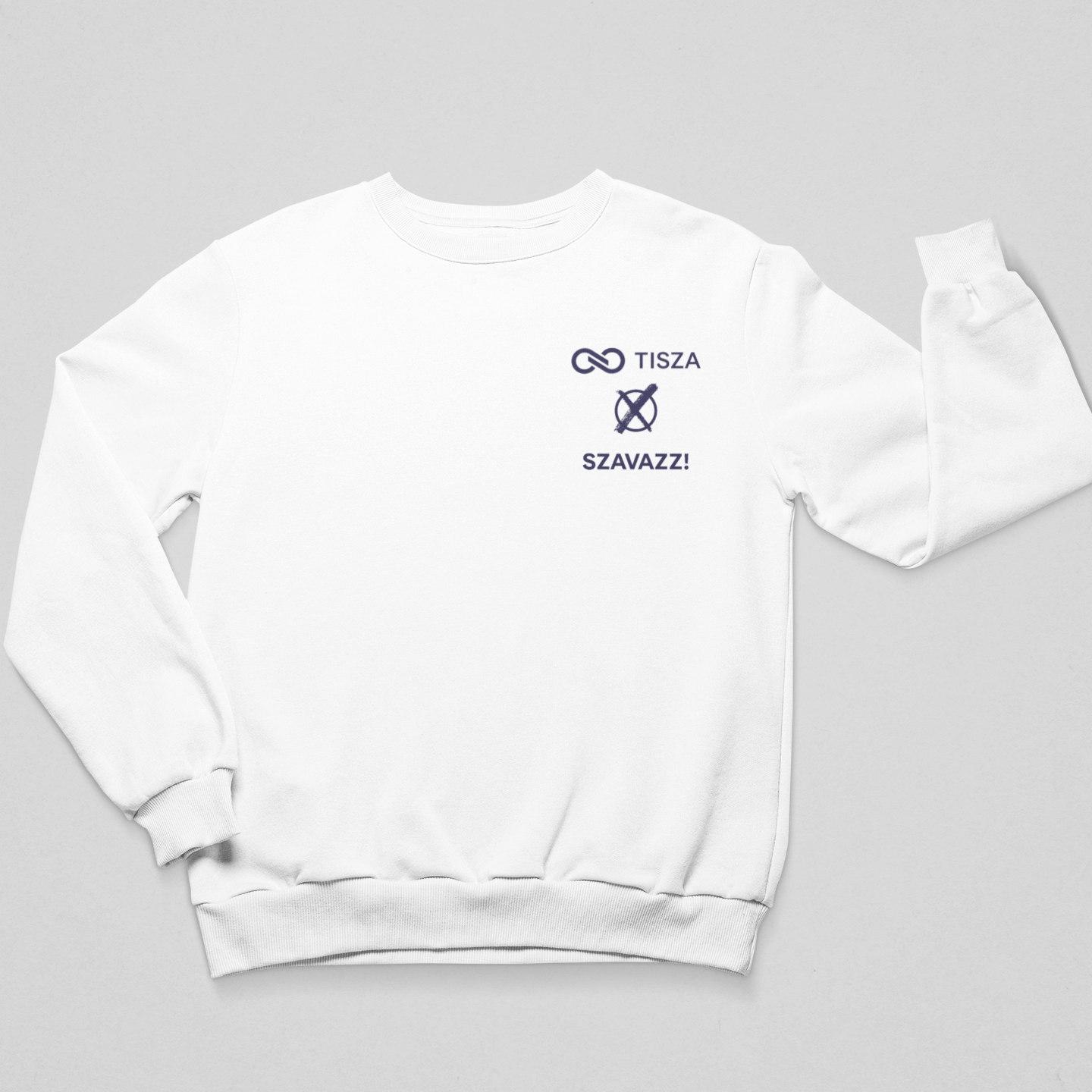 TISZA környakú pulóver - Szavazz! - Unisex