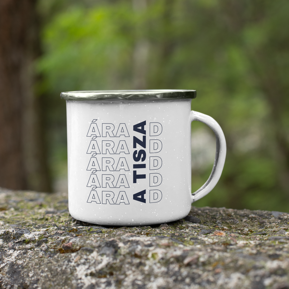 TISZA fém bögre - ÁRAD A TISZA